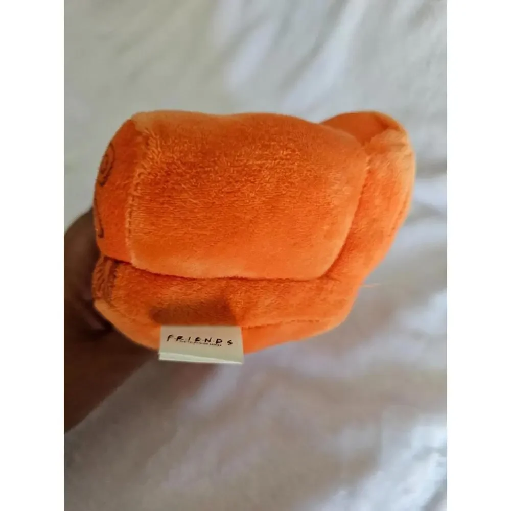 New Friends PIVOT Sofa Dog Toy Plush Orange Squeeks 9